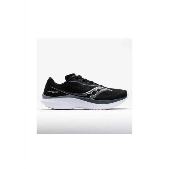 NEW SAUCONY men\'s kinvara 15 running shoes in black/white main image 8